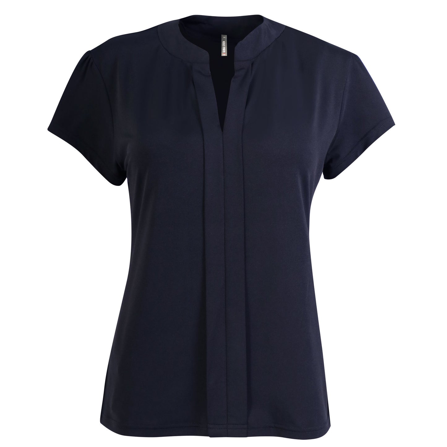 Emma Blouse - Navy Short Sleeve
