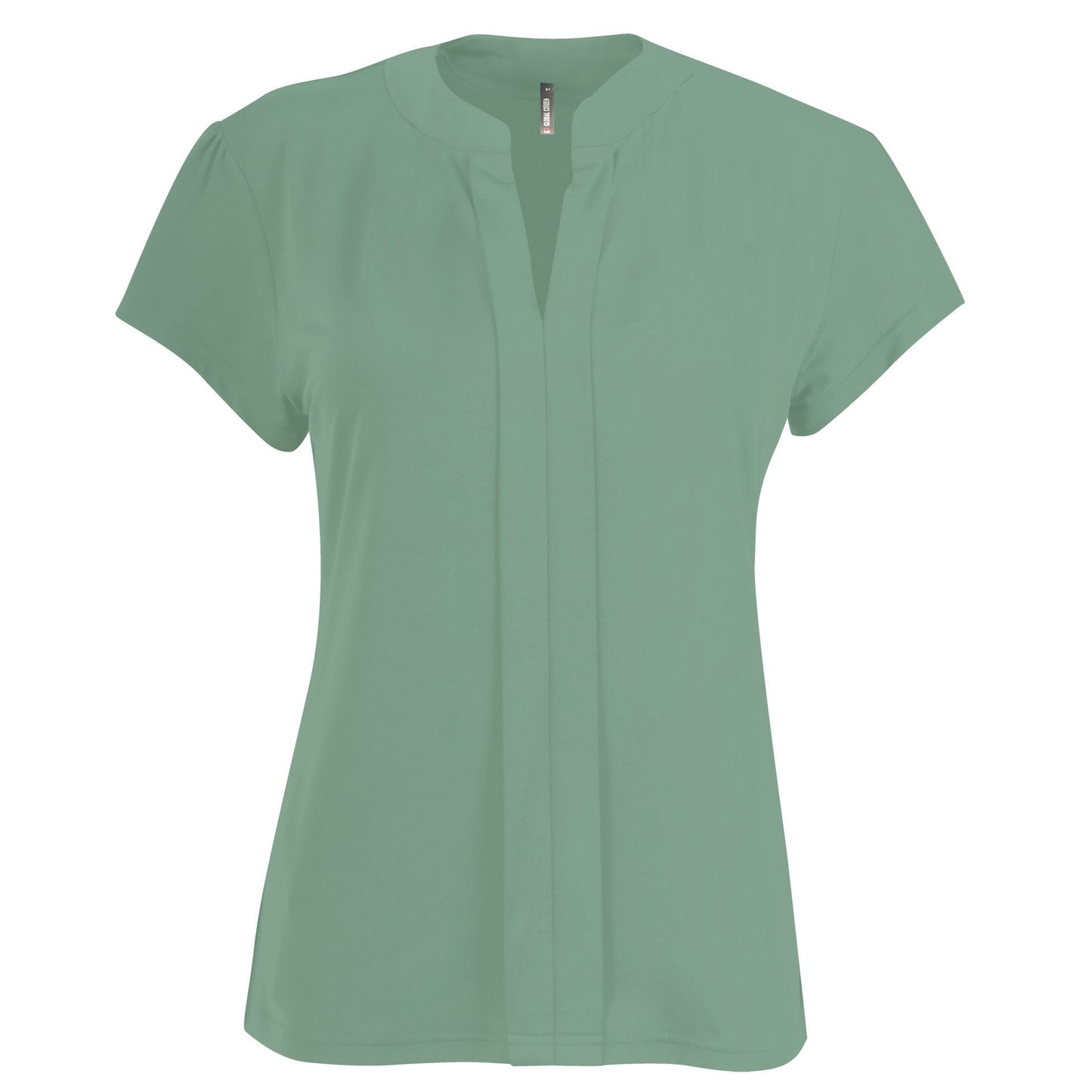Emma Blouse - Sage Green Short Sleeve