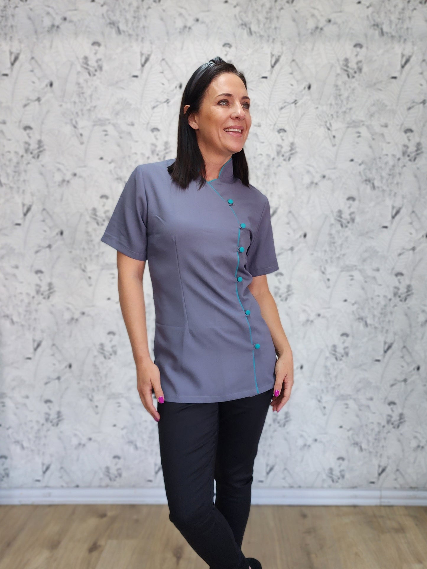 Maya SS Contrast Tunic (N2042BM)