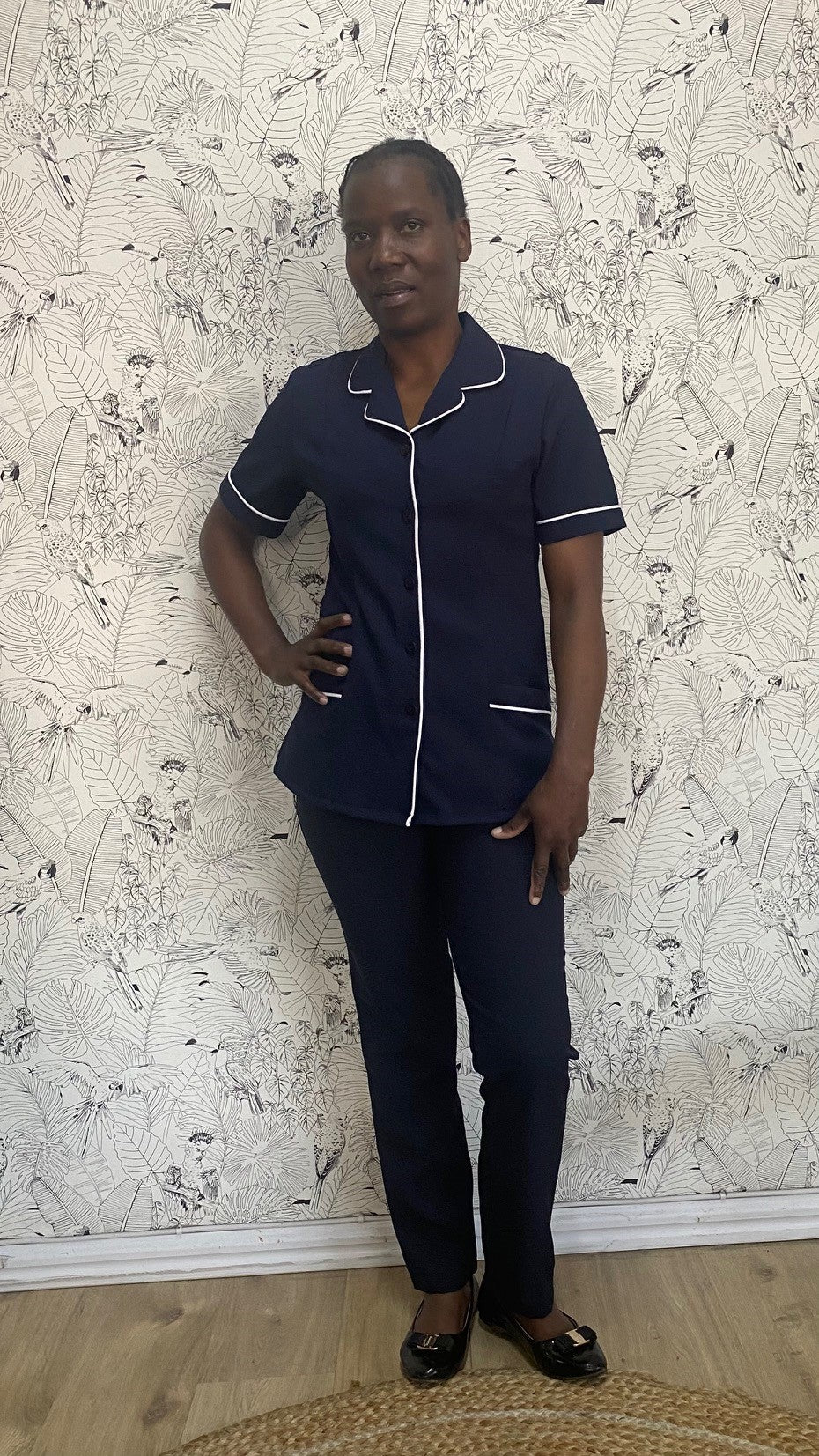 Nova SS Tunic with Buttons and Pockets (N110BM)