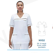 Ntombi V-Neck Tunic with pockets (N102)