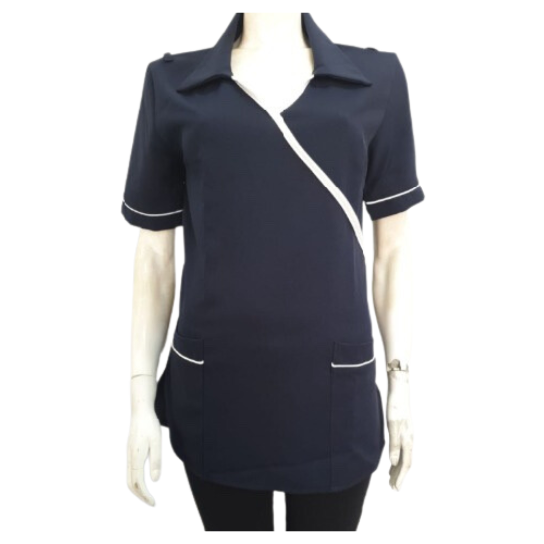 Quinn SS Tunic with mock cross (N100BM)