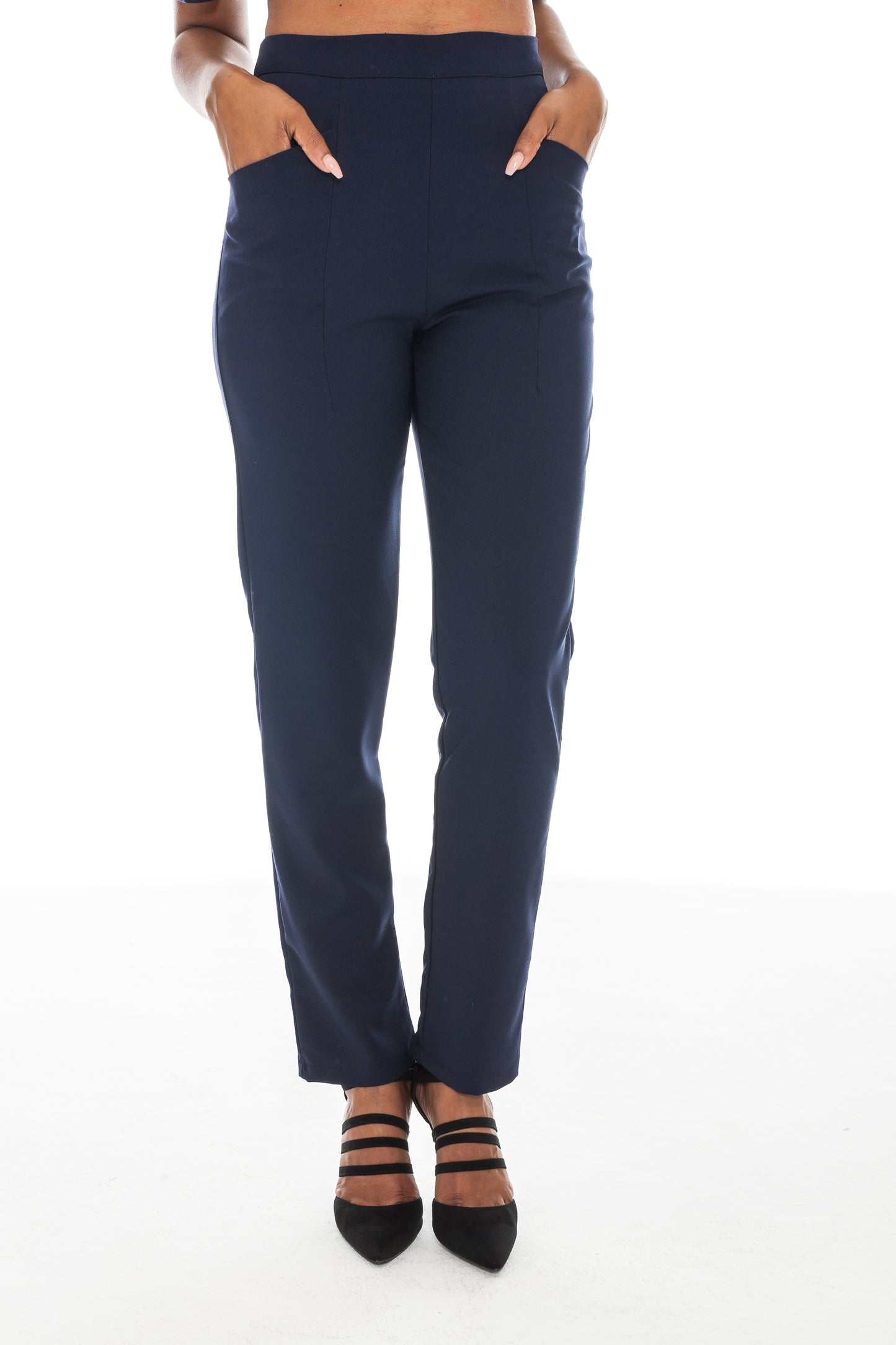 Formal Narrow leg pants with 2 pockets