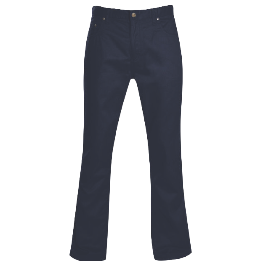 Mens 5 Pocket Chino Navy CPF4