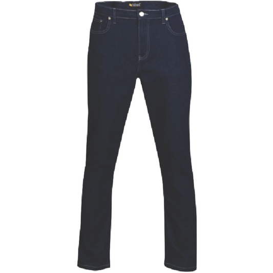 Mens Stretch Jeans 5 Pocket Blue JFP2