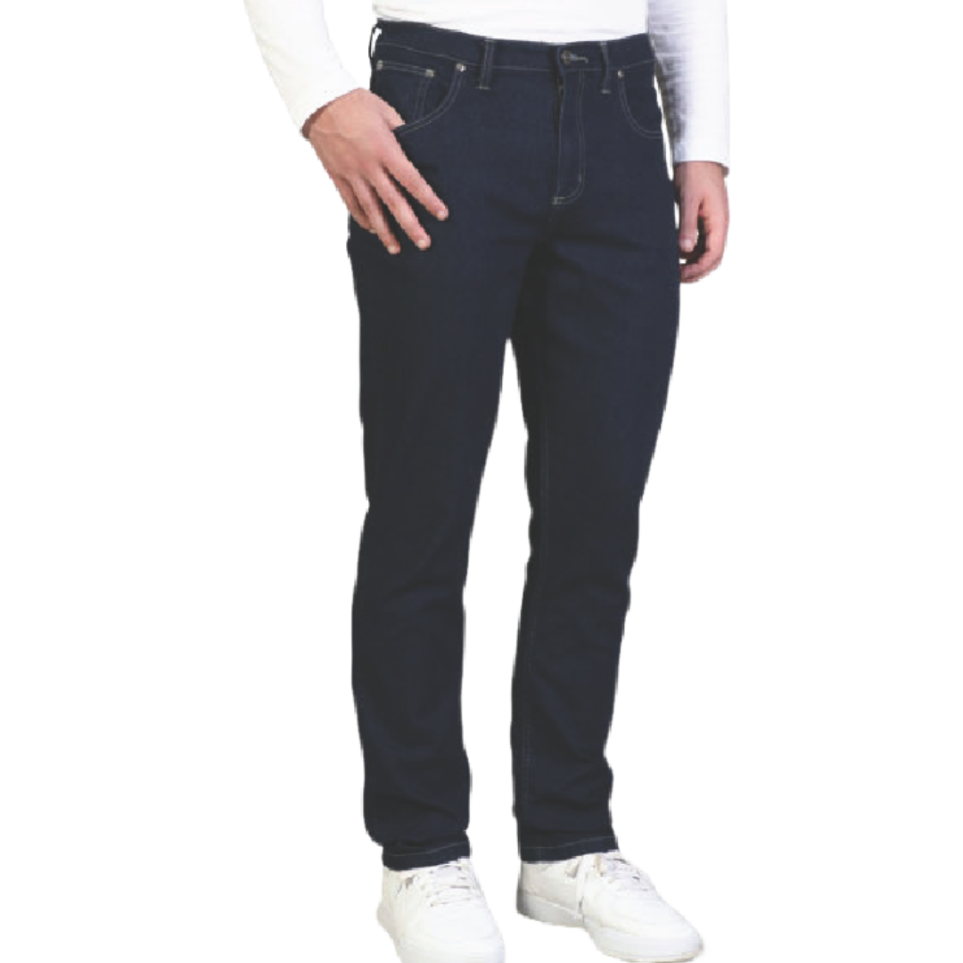 Mens Stretch Jeans 5 Pocket Blue JFP2