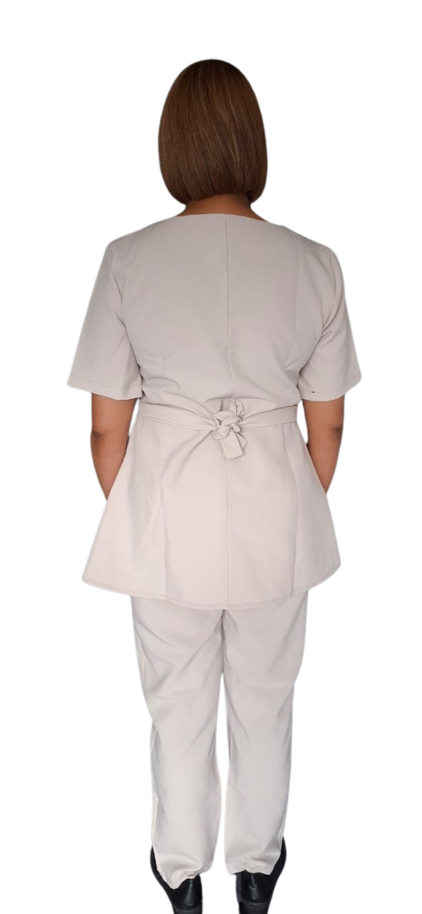 TRE009 - Gemma Tunic - Beige/Stone