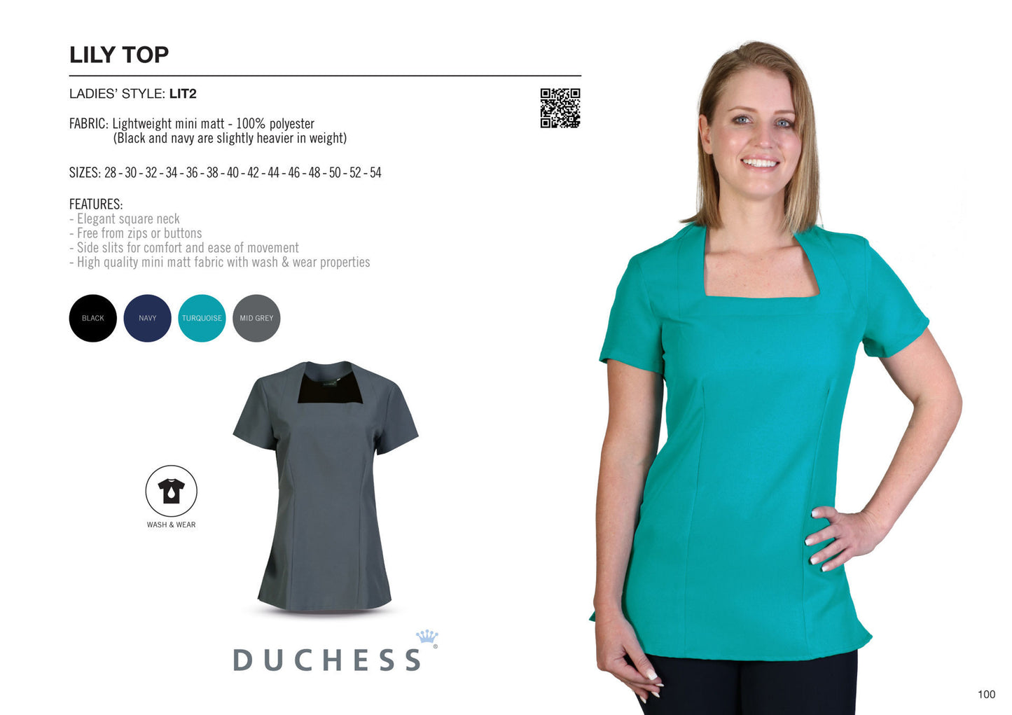 Lily Top Navy