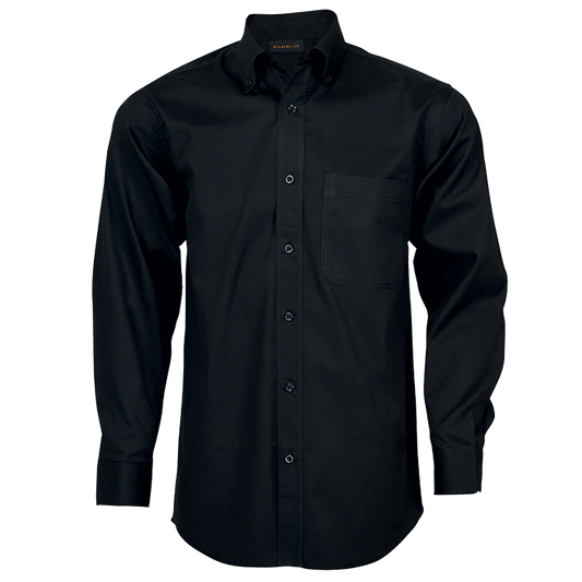 Mens Brushed Cotton Twill Lounge Long Sleeve