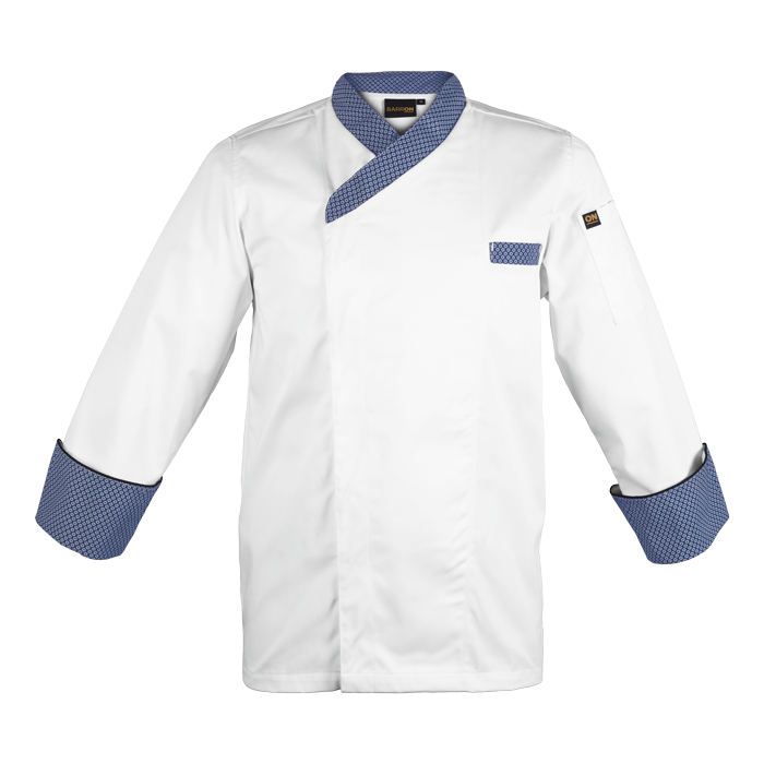 Pitseng Chef Jacket white/Navy