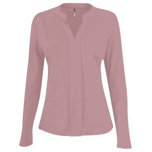 Emma Blouse - Dusty Pink Long Sleeve