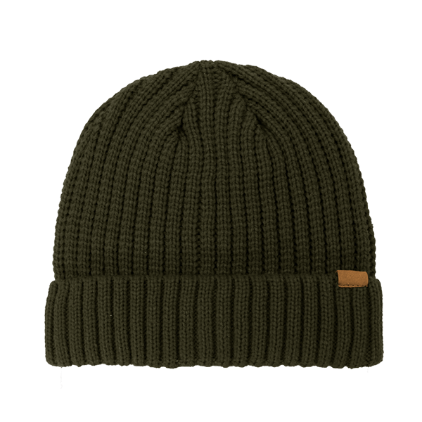 Rib Knit Cuffed Beanie -B2200