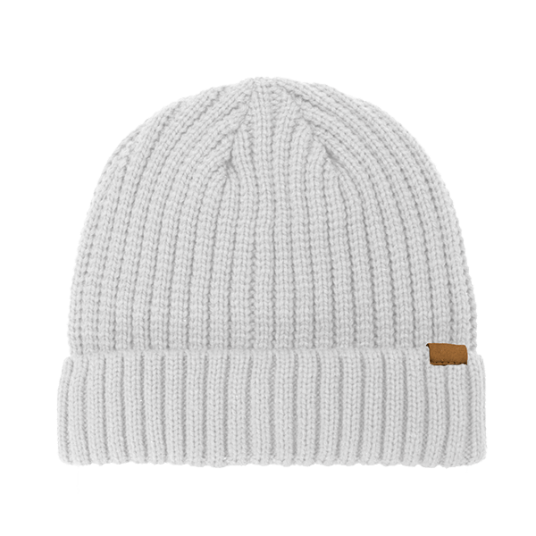 Rib Knit Cuffed Beanie -B2200