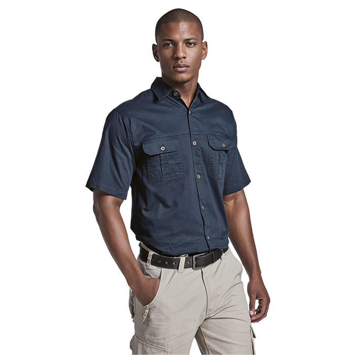 LO-BUSH Plain Bush Shirt Mens
