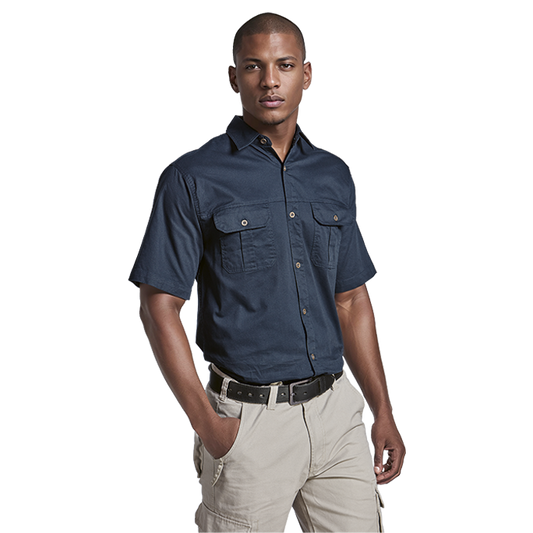 LO-BUSH Plain Bush Shirt Mens