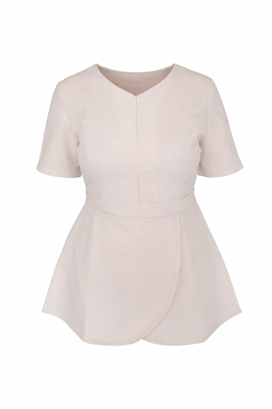 TRE009 - Gemma Tunic - Beige/Stone