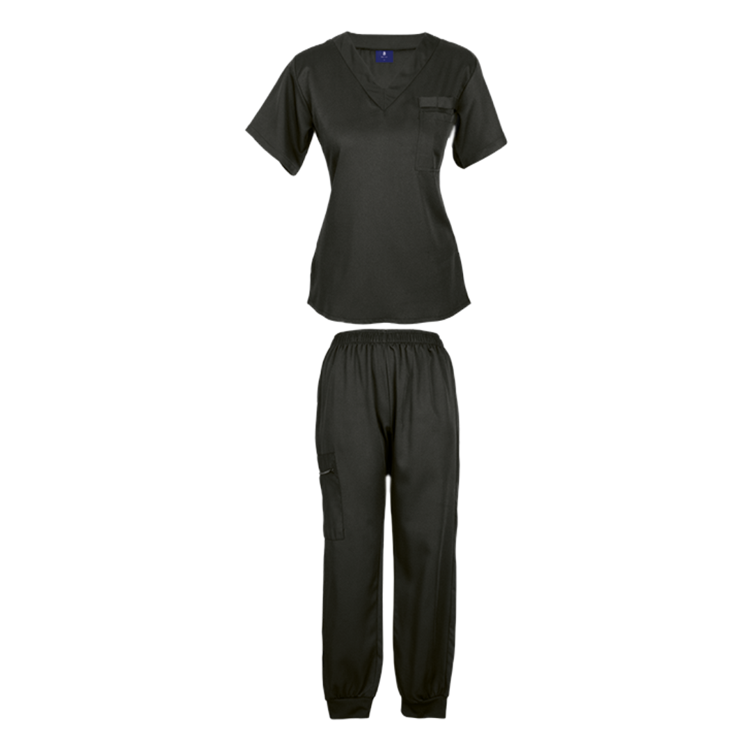 Luna Scrub Set Black