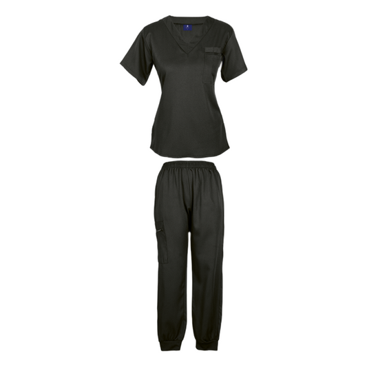 Luna Scrub Set Black