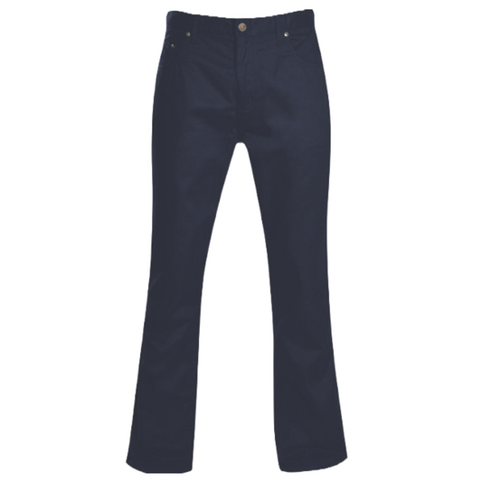 Mens 5 Pocket Chino Navy CPF4
