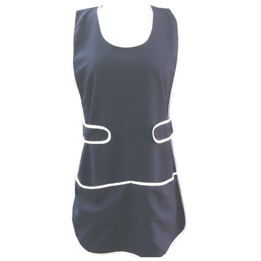 Mia Apron Navy/White B1166BM