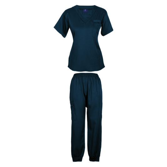 Luna Scrub Set Navy