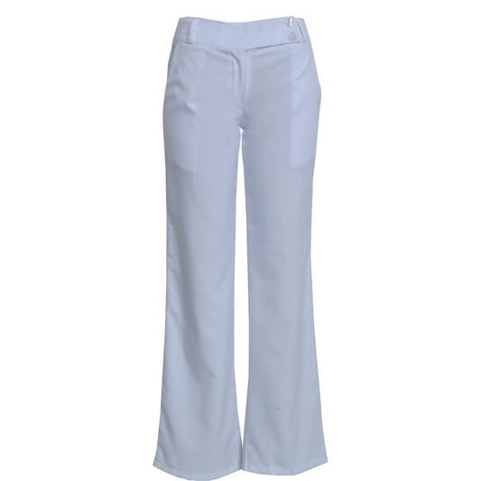 Stella Formal Bootleg Pants White E64BM