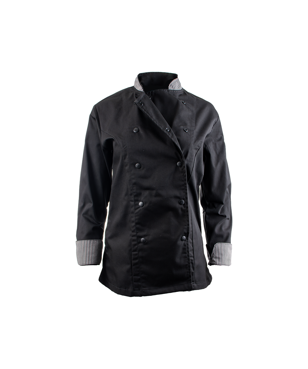 Black & Ligne Noir Elite Women’s Chef Jacket 6132-PC-Ligne