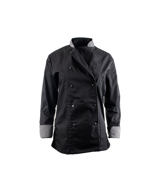 Black & Ligne Noir Elite Women’s Chef Jacket 6132-PC-Ligne