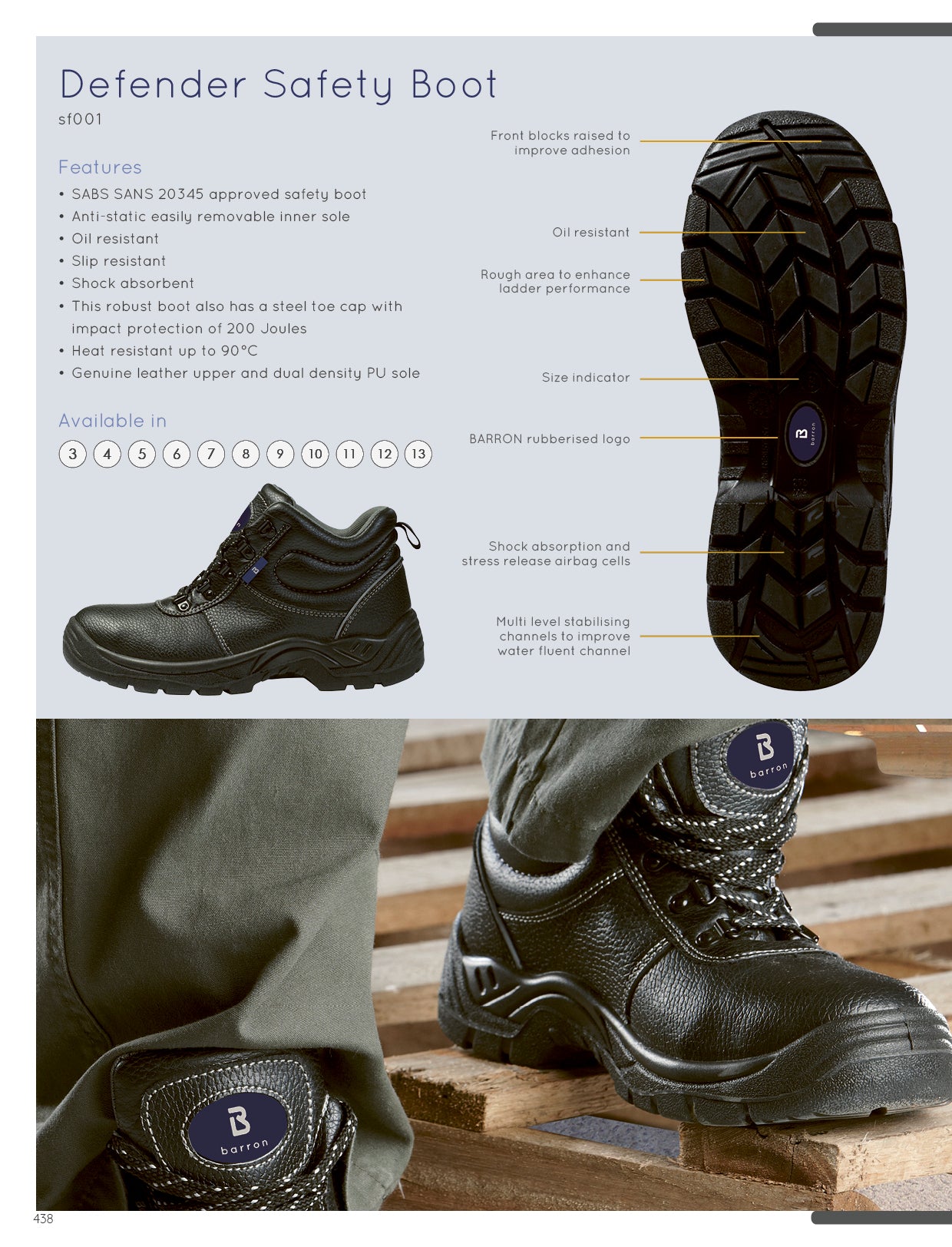 Defender Safety Boot – Trendity Health and Spa