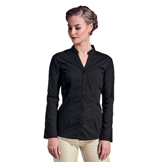 Ladies Barista Blouse Long Sleeve