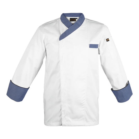 Pitseng Chef Jacket white/Navy